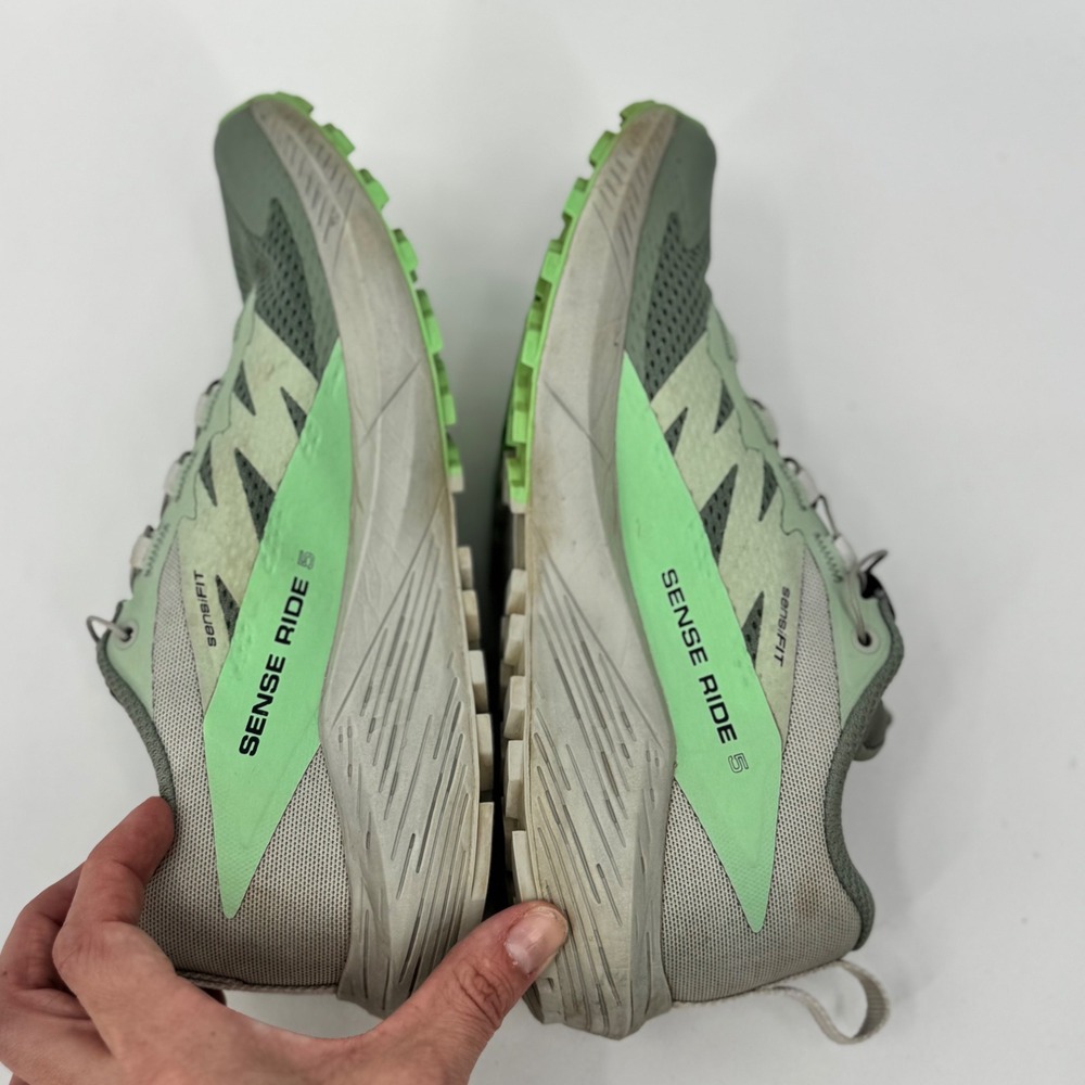 Salomon Women's Sense Ride 5 Trail Running Shoes Sage Green Size 6 - Picture 6 of 15